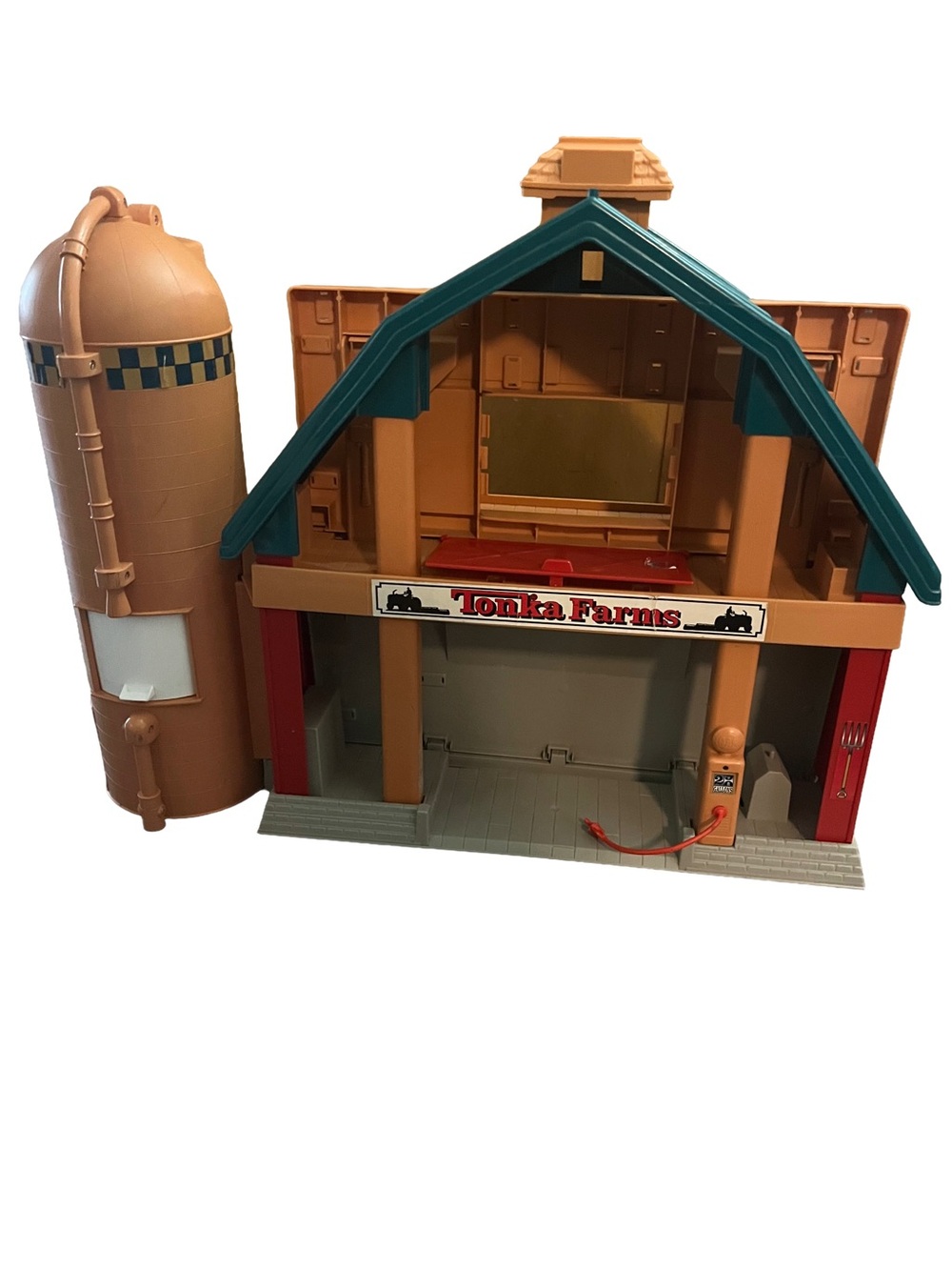 Tonka Farm Barn House Silo hasbro, Original Vintage, XL Size Farm 1999